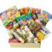 Japanese Candy Popin Cookin Dagashi Box 24pcs Umaibo Snack Gumi Potato Chip Kitty Chocolate with AKIBA KING Sticker