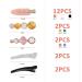 20pcs No Bend Duckbill Hair Clips Set - Curl Hair & Makeup Styling Clips for Salons & Bangs (Color) - Buy Online on SooperMarket.com