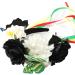 WELROG Halloween Floral Headband Rose Flower Headpiece Day of the Dead Headband Halloween Fancy Dress Costume Accessory (Black-White) - Buy Online on SooperMarket.com