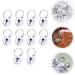 Balacoo Pet Bells 10pcs Cat Dog Bells Pet Collar Accessories Pet Training Bells for Kitten Collars Puppy Collars Silver - Buy Online on SooperMarket.com
