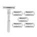 Adjustable Safety Razor Zinc Alloy Classic - Perfect Shave with 5 Blades for Men & Women | International Shipping Available - Buy Online on SooperMarket.com