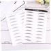 Baluue 2 Pairs Eyebrow Makeup Tools Hair-like Simulation Eyebrow Sticker Artificial Eyebrow Patch 21.00X15.00X0.01CM Black - Buy Online on SooperMarket.com