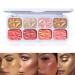 8 Colors Blusher Highlighter Makeup Palette | Waterproof Matte & Shimmer Blush Bronzer & Eyeshadow for a Flawless Finish - Buy Online on SooperMarket.com