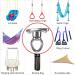 SELEWARE Heavy Duty Bearing Swing Hanger - 360 Rotate Swing Swivel Hook for Wooden & Concrete - Indoor Outdoor Hammock & Swing Set - Buy Online on SooperMarket.com