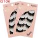 JZK 8 pairs 1.6cm long thick fluffy 3D false eyelashes set reusable fake mink eye lashes with eyelash applicator tweezers G106 G106 1.6cm - Buy Online on SooperMarket.com