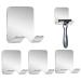 Gothicbride razor bracket shower 4 pieces of razor holder toothbrush holder waterproof and rust -free razor holder shower without drilling shaving stand for living room bathroom kitchen