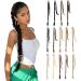 prinfantasy Hair Extensions for Braiding DIY Braid Ponytail Extension Long Straight 33" Ponytail Hair Extensions Natural Invisible Resistant Fiber Soft Natural Black Brown MW262 MW262 33 inch - Buy Online on SooperMarket.com