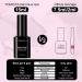 TOMICCA Nail Tips and Glue Gel Kit - 500PCS Coffin Soft Gel Tips + UV LED Lamp + 15ML 4 In 1 Nail Glue Gel - Professional Acrylic Nail Extension Kit for Easy DIY Nail Art - Buy Online on SooperMarket.com