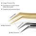 Professional Eyelash Extension Tweezers - Stainless Steel 45 Mega Curved Angled Fine Tip Tweezer for Volume Lashes - Gold Tweezer for Precision Application - 17mm - Eye Lash Extensions Supplies - Buy Online on SooperMarket.com