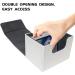 SXTT MTG Deck Box - Large Card Deck Box for 120+ Single Sleeved Commander Cards - White Magnetic Game Card Case for MTG/TCG/CCG - Buy Online on SooperMarket.com