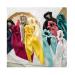 10pcs Silk Hair Scarf Scrunchies with Long Tails - Satin Bow Ponytail Holder for Women - Buy Online on SooperMarket.com