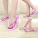 Hysagtek 12 Pairs Disposable Foam Flip Flops - Random Color | Lightweight Slippers for Shower, Pedicure, Beach - Buy Online on SooperMarket.com