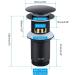 Upgraded Sink Drain Metal Resistant Sink Drain User Friendly Sink Drain With Overflows Simple Installation Simple Install Sink Drain Metal Drain Fitting Sink With Overflows Popup Valves Long - Buy Online on SooperMarket.com