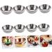 MAGICLULU 24 Pcs Silver Sauce Dish Dipping Sauce Seasoning Dish Stainless Steel 9x9cmx3pcs Silverx3pcs - Buy Online on SooperMarket.com