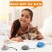 Adiwo Cat Toys - 9 Piece Plush Mouse Set with Catnip | Interactive Toys for Cats & Kittens - Buy Online on SooperMarket.com