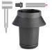Adapter Connector for Dyson Converting to Airwrap Curling Iron Styler Hair Dryer Accessories Hairdressing Styling Attachment Compatible with Dyson Supersonic Hair Dryer HD01 HD02 HD03 HD04 HD07 HD08