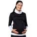 HAPPY MAMA Boutique Women's Maternity Nursing Jumper Sweeathirt 348 10-12 Black & White