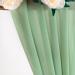 Dusty Sage Sheer Chiffon Fabric 5 Yards - 60 Wide Continuous Solid Color Draping Fabric for Wedding Party Backdrop - Buy Online on SooperMarket.com