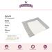 Puckdaddy Greta Anker Pattern Diaper Pad 77x75cm | 100% Cotton | Oeko-Tex Checked | Soft & Safe Baby Essential | Optimal Comfort & Style - Buy Online on SooperMarket.com