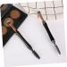 Hemoton 2pcs Spiral Rod Mascara Brush Cosmetics Brush Makeup Tool Brush for Makeup 14.2X1.2cm Black - Buy Online on SooperMarket.com