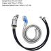 Shampoo Bowl Faucet 70cm Shampoo Bed Faucet and 120cm Shampoo Bowl Hose Shower Head Wash Hair Tap Mixing Valve Salon Shampoo Bowl Parts Kit - Buy Online on SooperMarket.com