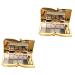 Beavorty 2pcs Colorful Mirror With Shadow Brush & Eyeshadow Colors # Flash Makeup Eye Glitter