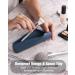 Fnyes Travel Makeup Brush Holder L Blue | Stylish & Compact Organizer for On-the-Go Beauty - Buy Online on SooperMarket.com