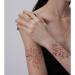 Aresvns Henna Tattoo Stickers - 9 Sheets, Waterproof Brown Henna Stickers for Women - Buy Online on SooperMarket.com