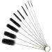 Straw Cleaning Brush Long Nylon Pipe Tube Cleaner Brush for Drinking Bottle 10PCS Nylon Tube Brush Set - Buy Online on SooperMarket.com