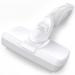 Crala Self Cleaning Slicker Brush, Dog & Cat Grooming Shedding Tool for Short and Long Haired - Gently Removes Loose Undercoat, Mats and Tangled Haired White