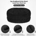 WLLHYF Spa Headband and Wrist Washband Set - Microfiber Shower Head Wraps for Women and Girls - Adjustable and Prevents Liquid Spills - Black - Buy Online on SooperMarket.com