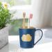 Magideal Unbreakable Toothbrush Mug - 6x Bathroom Holder Non-Slip Reusable 400ml - Modern Kids Makeup Brush Cup - Buy Online on SooperMarket.com