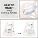 Hauck Alpha+ White Storage Box Set - Set of 2 | Practical Organising Boxes for Highchair - Buy Online on SooperMarket.com