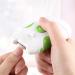 Wakects Electric Nail Clipper Innovative 2-in-1 Design Safe Touch Built-in Light Removable Head White and Green - Buy Online on SooperMarket.com