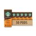 Starbucks by Nespresso Smooth Caramel For NESPRESSO Original Flavoured Blonde Roast Notes of Buttery Caramel and Vanilla NESPRESSO Coffee Capsules 10 count 5 Pack