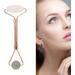 Double Headed Jade Face Roller - Relieve Wrinkles & Soothe Skin | Portable Massage Tool for Facial & Neck Care - Buy Online on SooperMarket.com