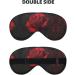 Red Rose Soft Sleep Eye Mask - Breathable Travel Eye Patch for Women | Perfect for Relaxation - Buy Online on SooperMarket.com