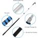 Lineslife Boat Hooks Floating | Telescoping 12ft Extendable Push Hook Pole | Lightweight Aluminum | Non-Slip Black - Buy Online on SooperMarket.com