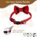Personalized Cat Collars with Bells - Adjustable Pet Safety Collars for Small Dogs & Cats - 2 Pack in Red & Black - Buy Online on SooperMarket.com