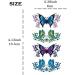 Butterfly Temporary Tattoos for women sexy 6 Pcs by Yesallwas Waterproof long lasting Fake Tattoos Stickers for Arms Shoulders sexy body tattoos 6cmx10.5cm/2.36x4.13 inches (LxW) (A) - Buy Online on SooperMarket.com