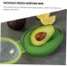 Cabilock 4pcs Avocado Crisper Vegetables Avocado Container to Keep Fresh Avocado Saver Container Box Food - Buy Online on SooperMarket.com
