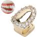 Teeth Grillz For Men Women Iced Grillz Teeth Grillz Bling Grillz Teeth Decoration Single Tooth Bling Teeth Accessories Decoration For Halloween Party Hip Hop Grillz Teeth (#1) - Buy Online on SooperMarket.com