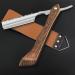 M&LD Cut Throat Razor Kit Single Edge Razor Blades for Men Straight Cut Throat Razor for Shaving Stainless Steel Cut Throat Razor Shaving Blades for Barber Home & Salon Straight Razor Gifts for Men Chocolatet159