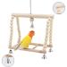 Taecoool 8-Part Wooden Parrot Toys - Natural Chewing & Hanging Bell for Cockatiels Finches & Small Parrots - Buy Online on SooperMarket.com