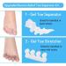 Toe Separators & Straightener for Pain Relief, Overlap Prevention - Flexible Footcare Solution - Buy Online on SooperMarket.com