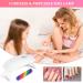 URAQT Mini Gel Nail Lamp - Portable 6W UV LED Nail Dryer with USB, Professional Nail Art Tool for Gel Polish - Perfect Gift for Thanksgiving & Christmas - Buy Online on SooperMarket.com