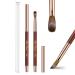 Shine Chance Acrylic Nail Brush Size 8  100% Real Kolinsky Art Nail Brush for Acrylic Powder Application  Handmade Wood Handle Nail Extension Tool for Professional DIY Home Salon and Beginners 08