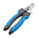 Bairui dog nail clips and robust nail clippers for large dogs professional nail cutters for dogs/cats to avoid overlapping the nails including nail files (blue)