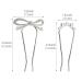 4 PACK Pearl Rhinestone U Shape Hair Fork Sticks - Wedding Hair Pins for Women and Girls - Buy Online on SooperMarket.com