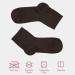 Cosyfeel Women Loose Diabetic Socks | 4-Pack Neuropathy Ankle Socks for Ladies | Super Soft Eco-Friendly Bamboo Material | Durable with Seamless Toe | Multicolour Patterns | 4 Seasons 4-7 DARK BROWN - Buy Online on SooperMarket.com